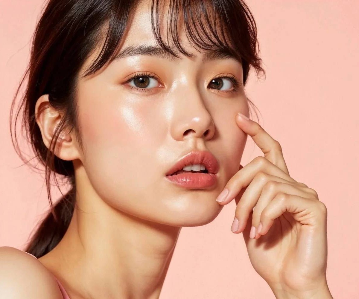 Two models featured in the skincare edit
